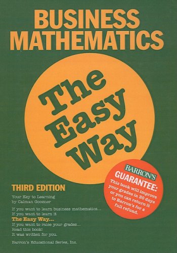 Stock image for Business Math the Easy Way for sale by Better World Books