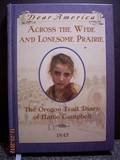 9780614290110: Across the Wide and Lonesome Prairie: The Oregan Trail Diary of Hattie