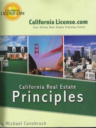 Beispielbild fr California Real Estate Principles zum Verkauf von ThriftBooks-Dallas