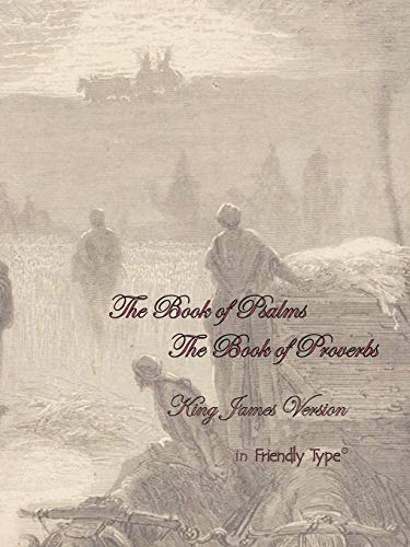Imagen de archivo de Book of Psalms & the Book of Proverbs-OE-Friendly Type a la venta por Books Unplugged