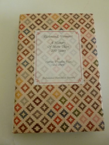 Imagen de archivo de Richmond, Vermont: A History of More Than 200 Years a la venta por Second Edition Books