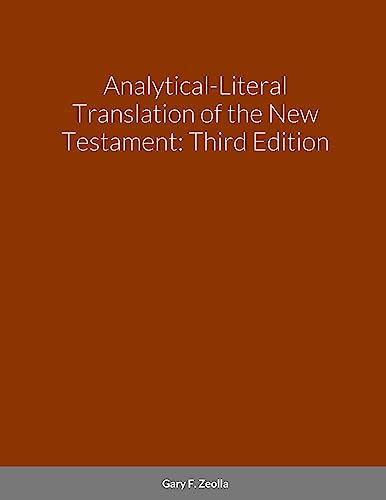 Stock image for Analytical-Literal Translation of the New Testament-OE for sale by Book Deals