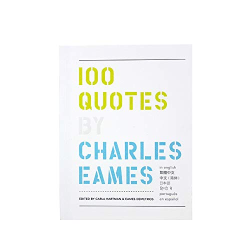 Beispielbild fr 100 Quotes By Charles Eames zum Verkauf von HPB Inc.