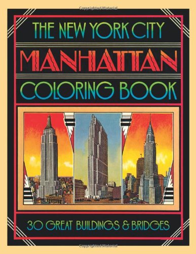 Beispielbild fr The New York City Manhattan Coloring Book zum Verkauf von ThriftBooks-Dallas