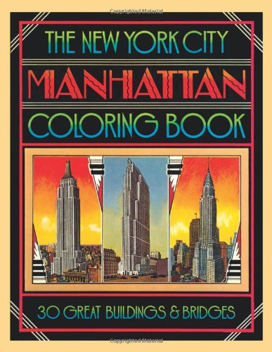 Stock image for The New York City Manhattan Coloring Book for sale by ThriftBooks-Dallas