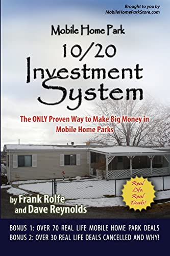 Beispielbild fr Mobile Home Park 10/20 Investment System zum Verkauf von GreatBookPrices