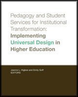Imagen de archivo de Pedagogy and Student Services for Institutional Transformation: Implementing Universal Design in Hig a la venta por HPB-Red