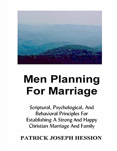 Stock image for MEN PLANNING FOR MARRIAGE for sale by Lucky's Textbooks