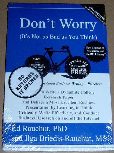 Beispielbild fr Don't Worry (Its Not As Bad As You Think) zum Verkauf von Wonder Book