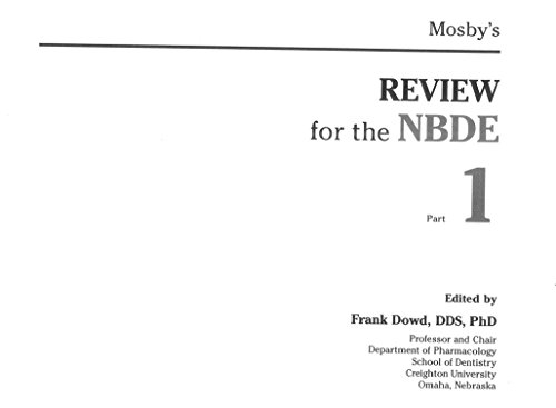 Stock image for Dental Board Busters:The Ultimate Guide for Conquering the National Board Dental Examination, NBDE Part One for sale by ThriftBooks-Dallas