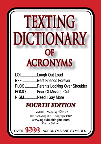 Beispielbild fr Texting Dictionary of Acronyms (C G Publishing) zum Verkauf von HPB-Ruby