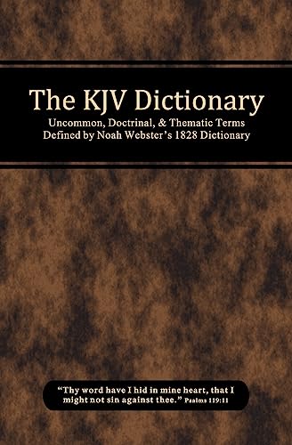 Stock image for The KJV Dictionary for sale by ThriftBooks-Atlanta