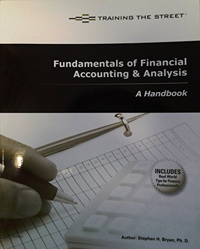 Beispielbild fr Fundamentals of Financial Accounting : A Handbook zum Verkauf von Better World Books