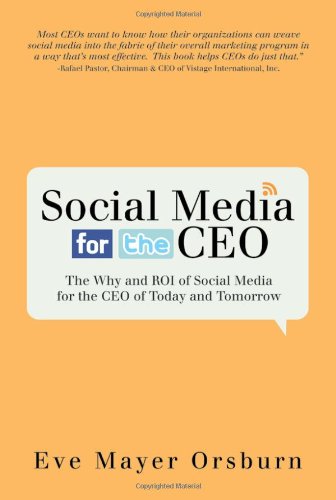 Imagen de archivo de Social Media for the CEO: The Why and ROI of Social Media for the CEO of Today and Tomorrow a la venta por HPB-Emerald