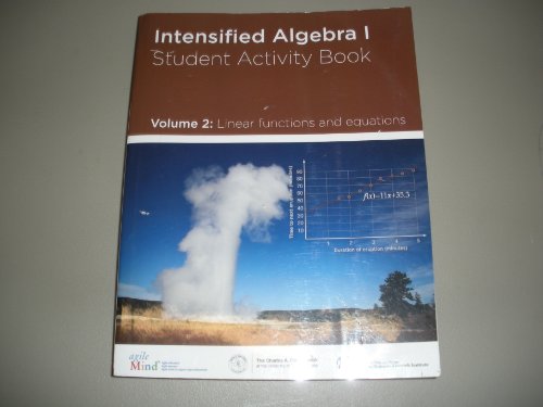 9780615405131: INTENSIFIED ALGEBRA 1 STUDENT ACTIVITY BOOK VOL 2: LINEA FUNCTIONS AND EQUATIONSPAPERBACK