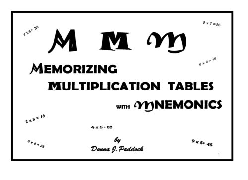 9780615427560: MMM Memorizing Multiplication Tables with Mnemonics
