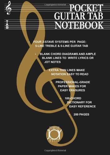 9780615450421: Pocket Guitar Tab Notebook