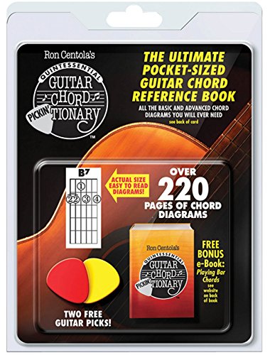 Stock image for GUITAR CHORD PICKIN'TIONARY (POCKET SIZED REFERENCE BOOK) INCLUDES 2 PICKS Format: Paperback for sale by INDOO