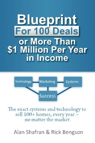 Imagen de archivo de Blueprint for 100 Deals or More Than $1 Million Per Year in Income: The exact systems and technology to sell 100+ homes, every year after year ~ no matter the market a la venta por ThriftBooks-Atlanta