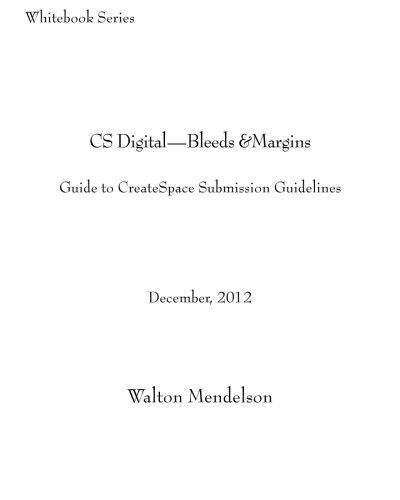 Stock image for CS Digital---Bleeds & Margins for sale by Revaluation Books