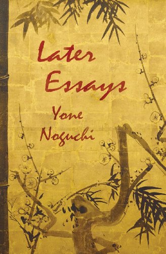 Stock image for Later Essays (Noguchi Project Editions) for sale by Lucky's Textbooks