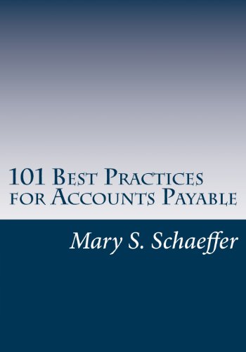 Stock image for 101 Best Practices for Accounts Payable for sale by HPB-Red