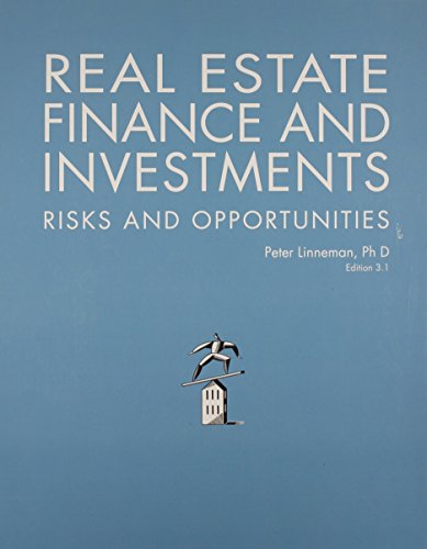 Beispielbild fr Real Estate Finance and Investments: Risks and Opportunites zum Verkauf von Book Deals