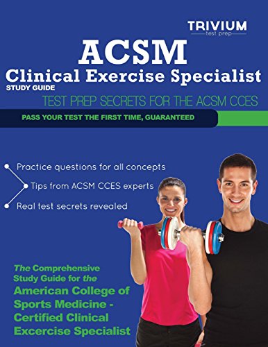 Beispielbild fr ACSM Clinical Exercise Specialist Study Guide: Test Prep Secrets for the ACSM CCES zum Verkauf von Buchpark