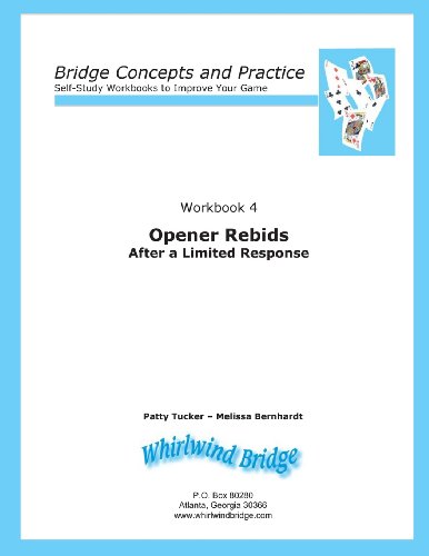 Beispielbild fr Opener Rebids After a Limited Response: Bridge Concepts and Practice (Self-Study Workbooks to Improve Your Game) zum Verkauf von GF Books, Inc.