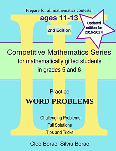 9780615873862: Practice Word Problems: Level 3 (ages 11-13) (Competitive Mathematics for Gifted Students)