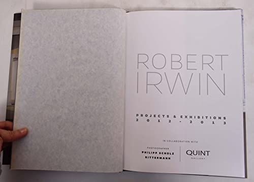 9780615950808: Robert Irwin: Projects & Exhibitions [SIGNED]