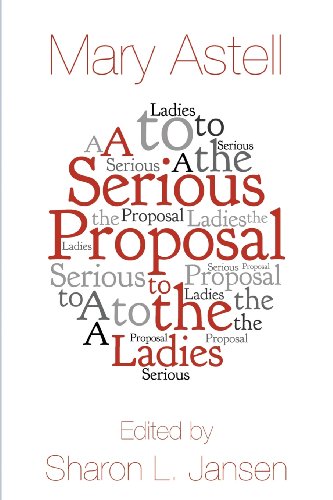 Imagen de archivo de A Serious Proposal to the Ladies a la venta por HPB-Red