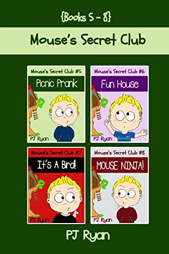 Beispielbild fr Mouse's Secret Club Books 5-8: 4 Fun Short Stories for Kids Who Like Mysteries and Pranks zum Verkauf von THE SAINT BOOKSTORE