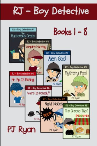 Beispielbild fr RJ - Boy Detective Books 1-8: Fun Short Story Mysteries for Children Ages 9-12 zum Verkauf von Goodwill