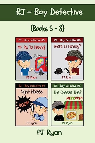 Beispielbild fr RJ - Boy Detective Books 5-8: 4 Fun Short Story Mysteries for Children Ages 9-12 zum Verkauf von ThriftBooks-Atlanta