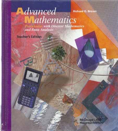 9780618007301: Advanced Mathematics: Precalculus With Discrete Mathematics and Data Analysis