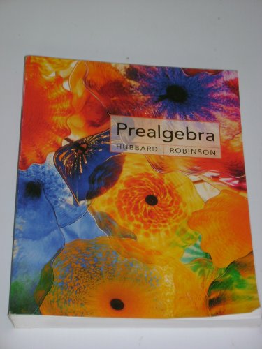 Prealgebra (9780618017324) by Hubbard, Elaine; Robinson, Ronald