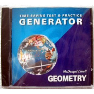 9780618019717: Mcdougal Littell Test & Practice Generator Geometry