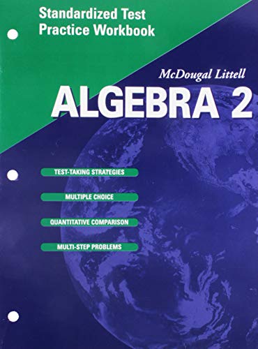 Imagen de archivo de McDougal Littell Algebra 2: Standardized Test Practice Workbook SE a la venta por SecondSale