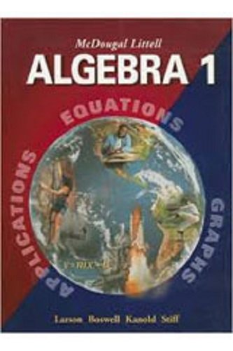 Stock image for McDougal Littell Algebra 1: Resource Book: Chapter 4 for sale by SecondSale