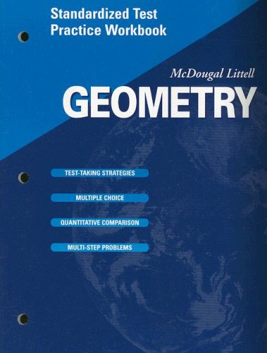 9780618020867: Geometry, Grade 10 Standardized Test Practice Workbook: Mcdougal Littell High School Math