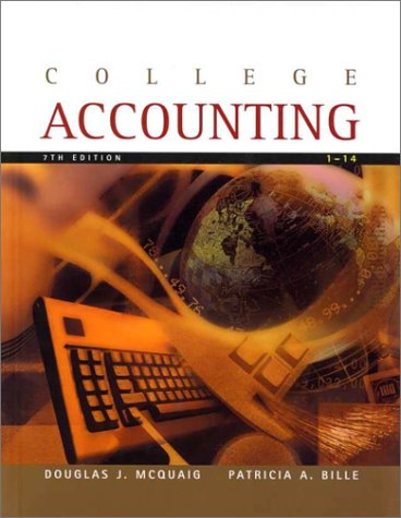Stock image for College Accounting Vol. 11 : 1 Through 14 for sale by Better World Books