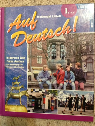 Imagen de archivo de Auf Deutsch! 1eins Teacher's Edition a la venta por Bookshelfillers