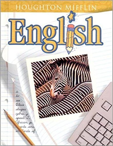 Imagen de archivo de Houghton Mifflin English: Student Edition Hardcover Level 5 2001 a la venta por SecondSale