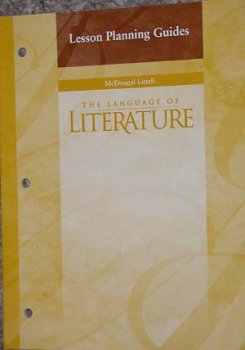 Stock image for Lesson Planning Guides Grade 6 (The Language of Literature) for sale by Your Online Bookstore