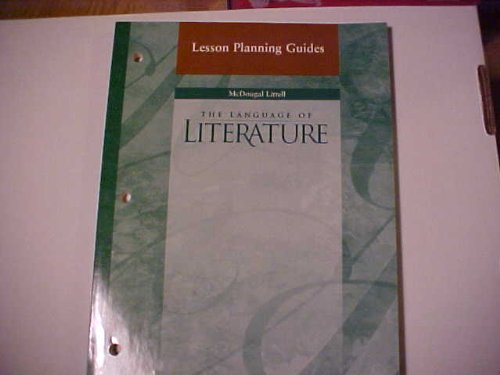 Lesson Planning Guides Grade 8 The Language of Literature (9780618032211) by McDougal Littell