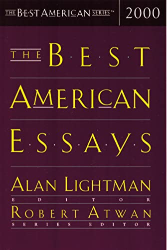 Stock image for The Best American Essays 2000 for sale by Top Notch Books