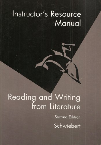 Imagen de archivo de Reading And Writing From Literature, Instructor's Resource Manual ; 9780618039630 ; 0618039635 a la venta por APlus Textbooks