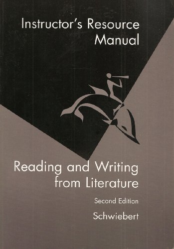 Stock image for Reading And Writing From Literature, Instructor's Resource Manual ; 9780618039630 ; 0618039635 for sale by APlus Textbooks