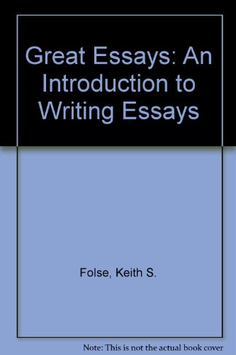 9780618039722: Great Essays: An Introduction to Writing Essays